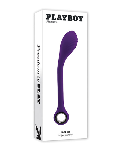 Playboy Pleasure Spot On G-spot Vibrator - Acai