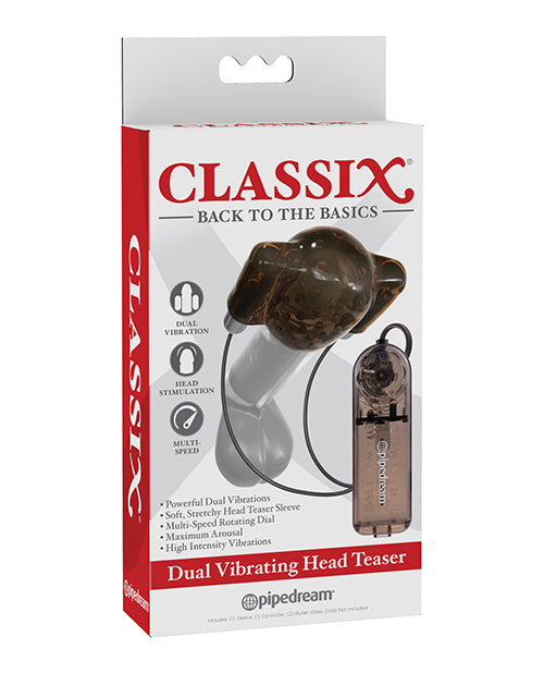 Classix Dual Vibrating Head Teaser - Casual Toys