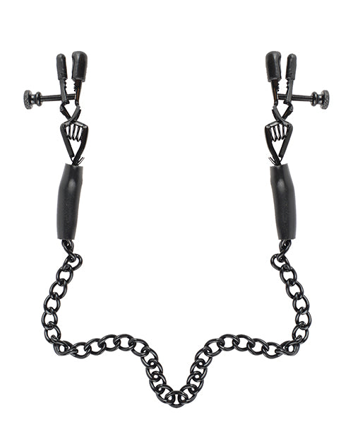 Fetish Fantasy Series Adjustable Nipple Chain Clamps - Casual Toys