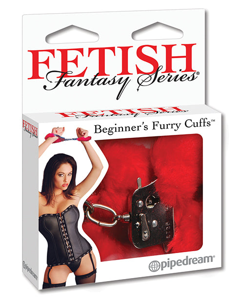 Fetish Fantasy Series Beginner's Furry Cuffs - Red - Casual Toys