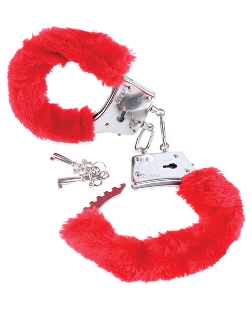 Fetish Fantasy Series Beginner's Furry Cuffs - Red - Casual Toys