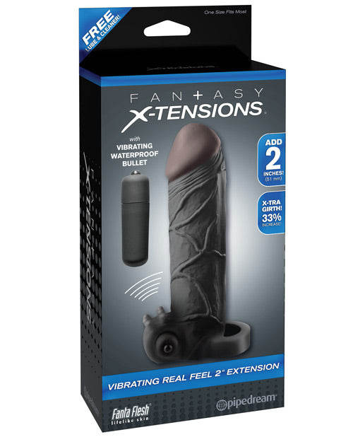 Fantasy X-tensions Vibrating Real Feel Extension W/ball Strap - Casual Toys