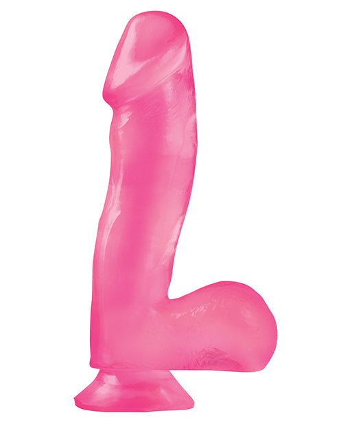 "Basix Rubber Works 6.5"" Dong W/suction Cup" - Casual Toys