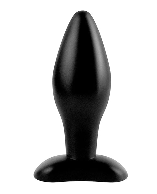 Anal Fantasy Collection Medium Silicone Plug - Black - Casual Toys