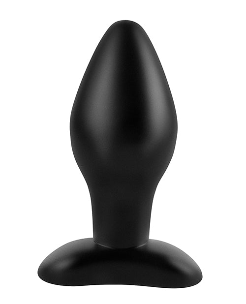 Anal Fantasy Collection Large Silicone Plug - Black - Casual Toys