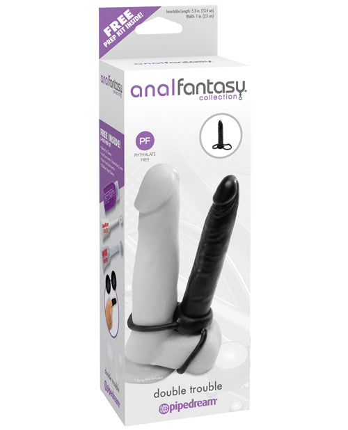 Anal Fantasy Collection Double Trouble - Black - Casual Toys