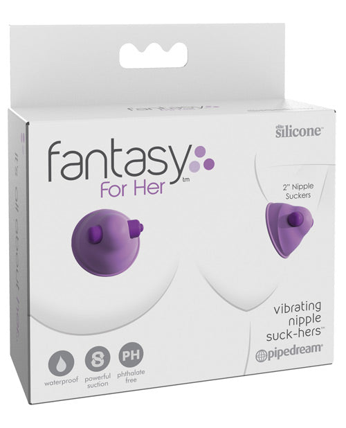 Fantasy For Her Vibrating Nipple Suck-hers - Casual Toys