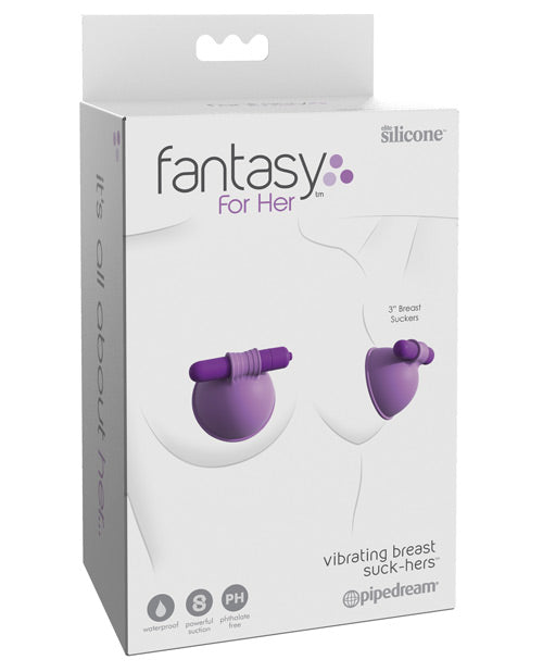Fantasy For Her Vibrating Breast Suck-hers - Casual Toys