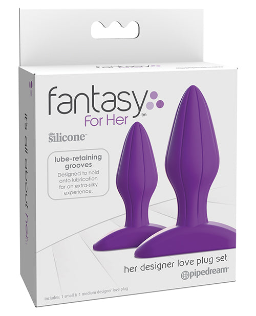 Fantasy For Her Designer Love Plug Set - Purple - Casual Toys