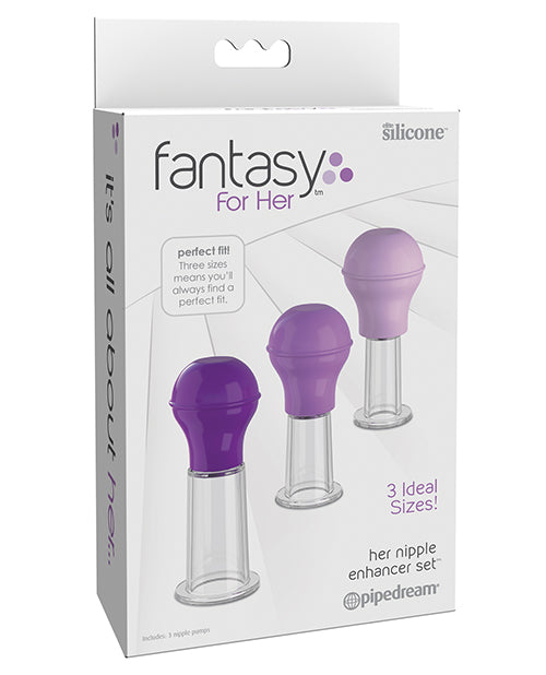 Fantasy For Her Nipple Enhancer Set - Purple - Casual Toys