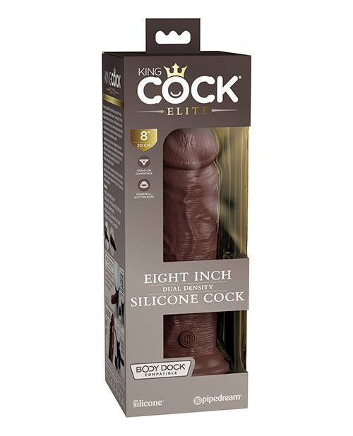 King Cock Elite 8" Dual Density Silicone Cock - Casual Toys