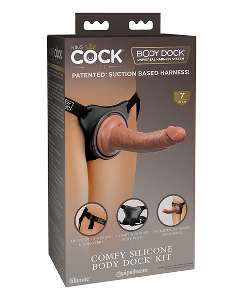 King Cock Elite Comfy Silicone Body Dock Kit - Casual Toys