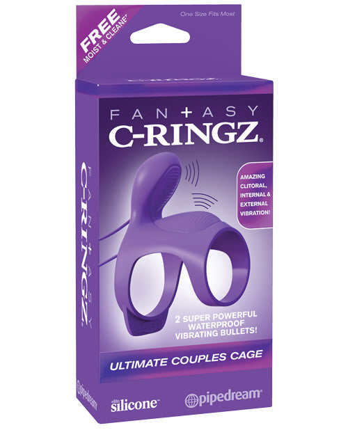 Fantasy C Ringz Ultimate Couples Cage - Purple - Casual Toys