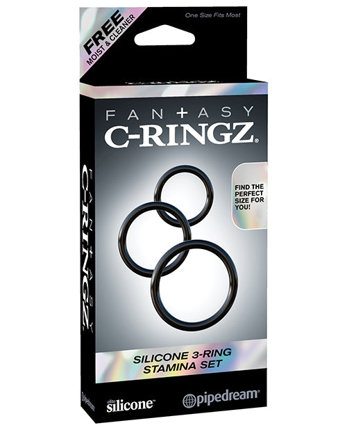 Fantasy C-ringz Silicone 3-ring Stamina Set - Casual Toys