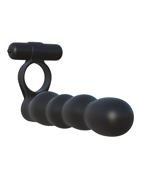 Fantasy C-ringz Posable Partner Double Penetrator - Black - Casual Toys