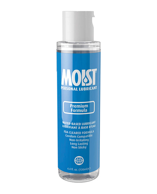 Moist Premium Formula Water-based Personal Lubricant - 4.4oz - Casual Toys
