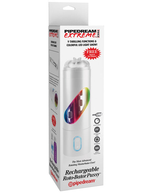 Pipedream Extreme Toyz Rechargeable Roto Bator Pussy - Casual Toys