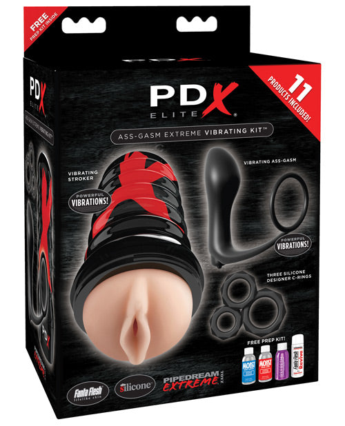 Pipedream Extreme Elite Ass Gasm Vibrating Kit - Casual Toys