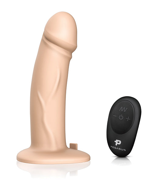 Pegasus 6.5" Rechargeable Dildo Harness & Remote Set - Casual Toys