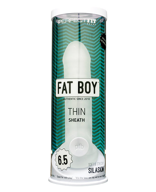 Perfect Fit Fat Boy Thin 6.5" - Clear - Casual Toys