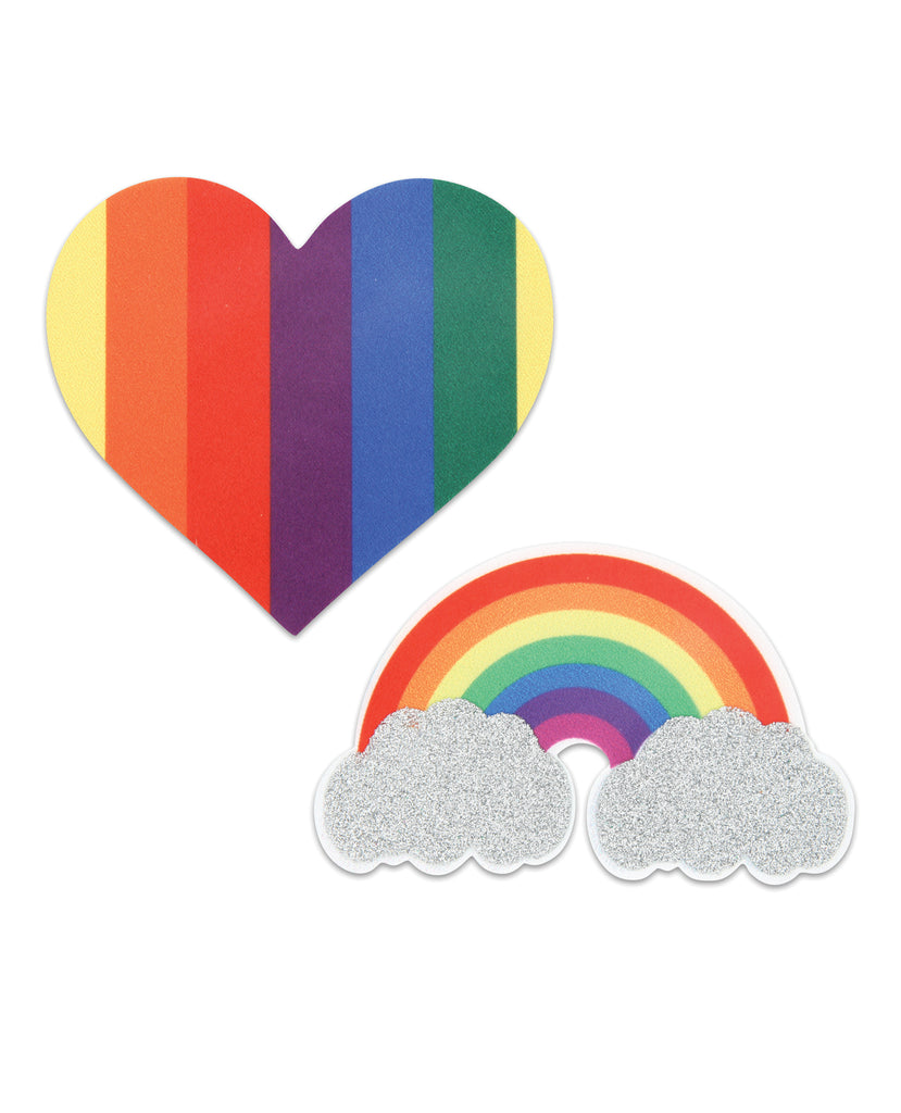 Peekaboos Pride Glitters Rainbows & Hearts - Pack Of 2 - Casual Toys