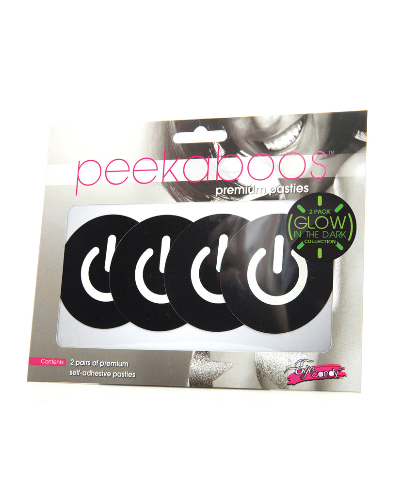 Peekaboos Glow In The Dark Power Button - Pack Of 2 - Casual Toys