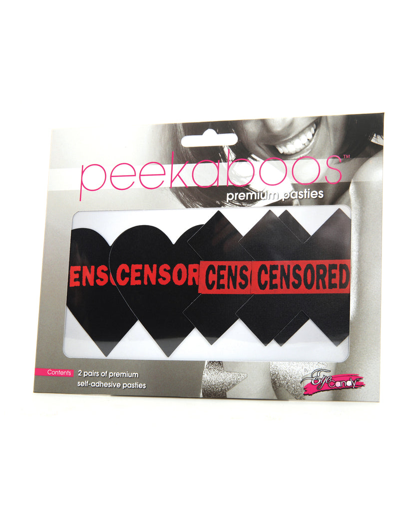 Peekaboos Censored Hearts & X - Pack Of 2 - Casual Toys