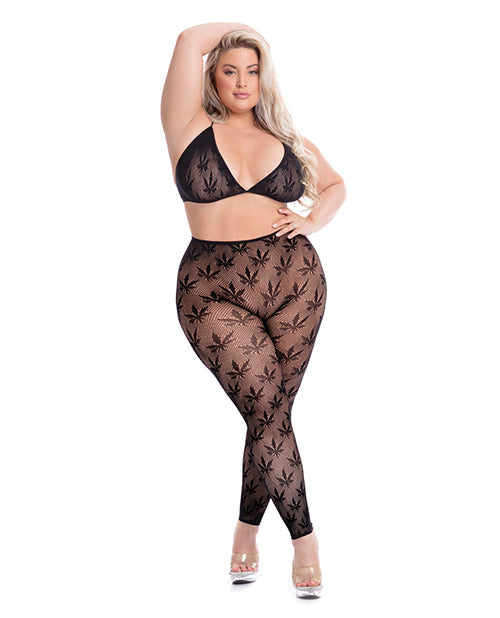 Pink Lipstick All About Leaf Bra & Leggings Qn - Casual Toys