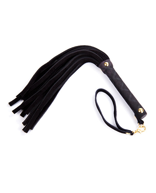 Plesur Mini Leather Flogger - Black - Casual Toys
