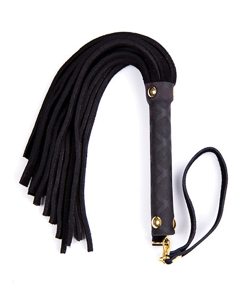 Plesur Mini Leather Flogger - Black - Casual Toys