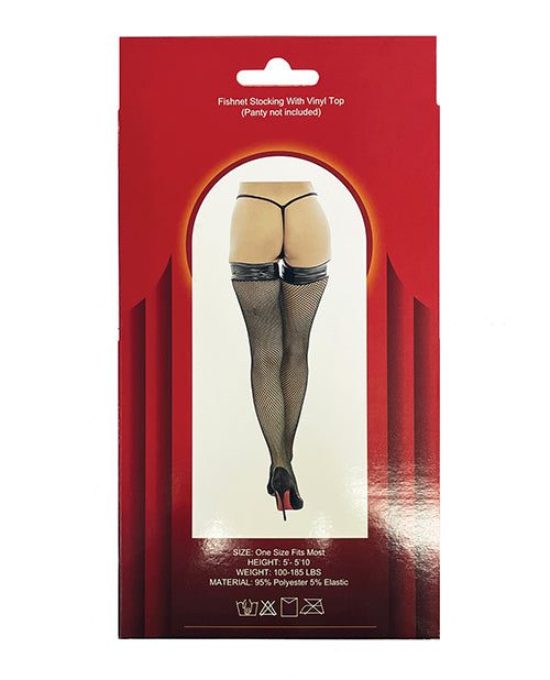 Vinyl Top Fishnet Stocking O/s - Casual Toys