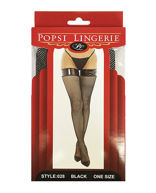 Vinyl Top Fishnet Stocking O/s - Casual Toys