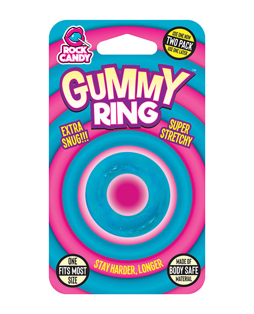 Rock Candy Gummy Ring - Blue - Casual Toys