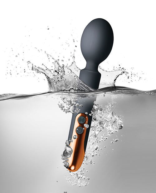 Rocks Off Oriel Rechargeable Wand - Black - Casual Toys