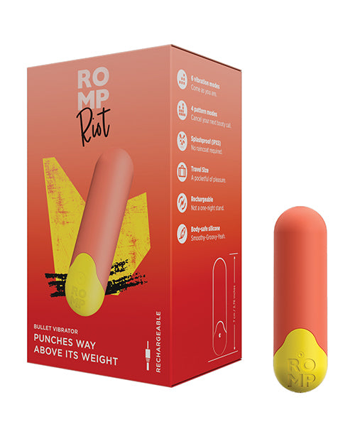 Romp Riot Bullet Vibrator - Orange