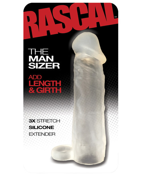 Boneyard The Man Sizer 3x Stretch Silicone Extender - Clear - Casual Toys