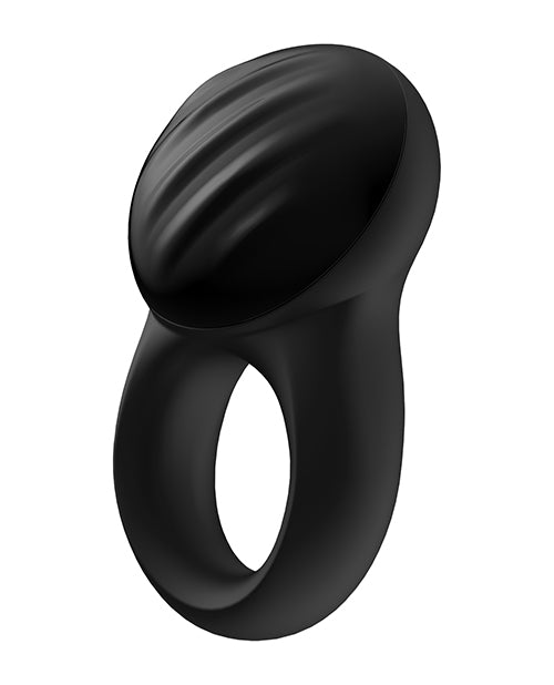 Satisfyer Signet Ring W-bluetooth App - Blue - Casual Toys