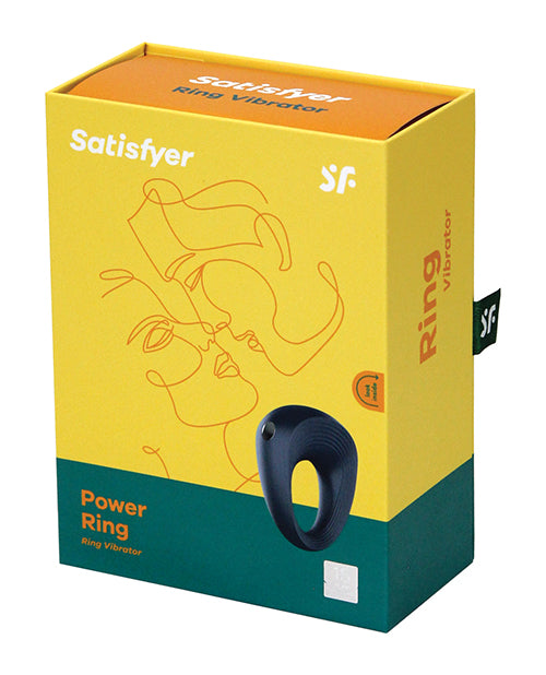 Satisfyer Standard Rings Plug Set Plus Vibration - Blue - Casual Toys