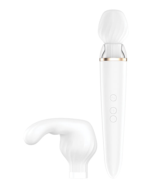 Satisfyer Double Wand-er - White - Casual Toys