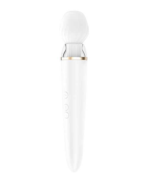 Satisfyer Double Wand-er - White - Casual Toys