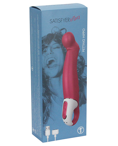 Satisfyer Vibes Petting Hippo - Fuchsia - Casual Toys