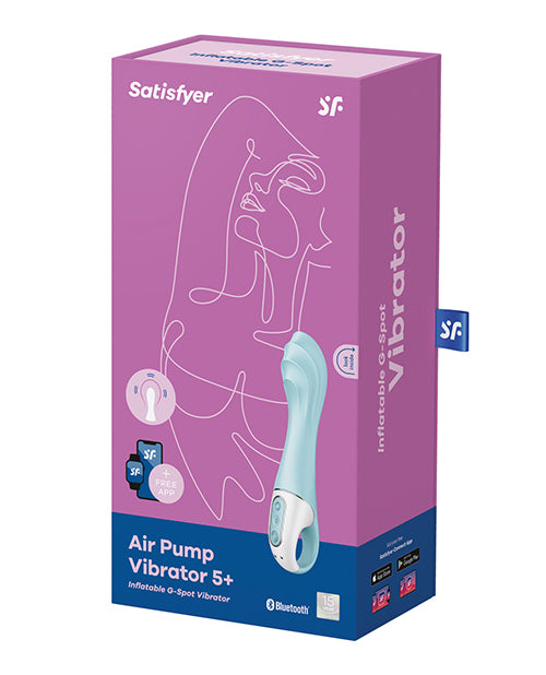 Satisfyer Air Pump Vibrator 5+ - Blue