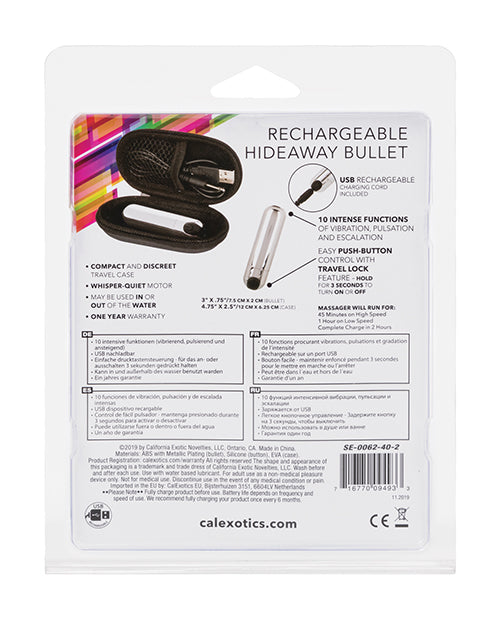 Rechargeable Hideaway Bullet - Casual Toys
