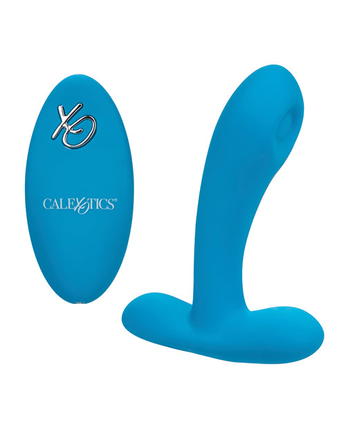 Silicone Pulsing Pleaser W-remote - Blue - Casual Toys