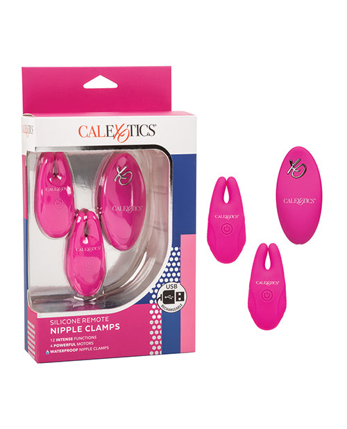 Silicone Nipple Clamps W/remote - Casual Toys