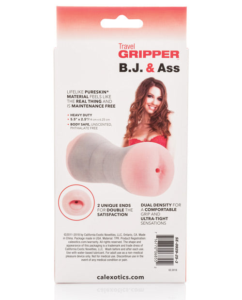 Travel Gripper Pussy & Ass - Pink - Casual Toys