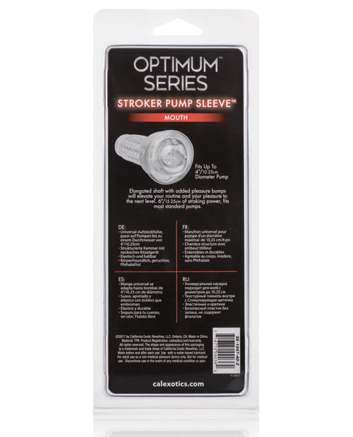 Optimum Series Stroker Pump Sleeve - Casual Toys