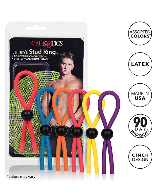 Julian's Stud Ring - Assorted Colors - Casual Toys