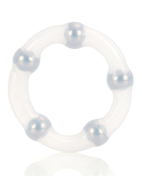 Metallic Bead Ring - Clear - Casual Toys