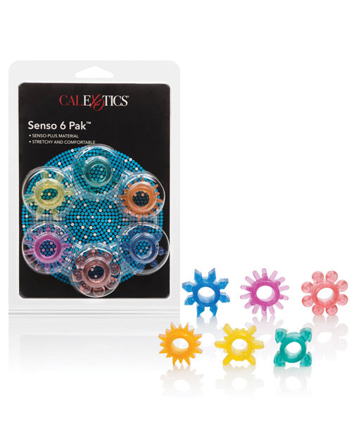 Senso 6 Pack Rings - Assorted Colors - Casual Toys